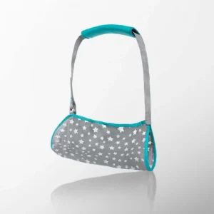 Митела Кидс – детска митела с отвор за лакътя, изработена от 100% памук, подходяща при травми и гипсова имобилизация.