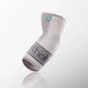 Налакътник Комфорт с еластична лента и вградени пелоти за компресия и стабилизация на лакътната става – модел на Ортотех