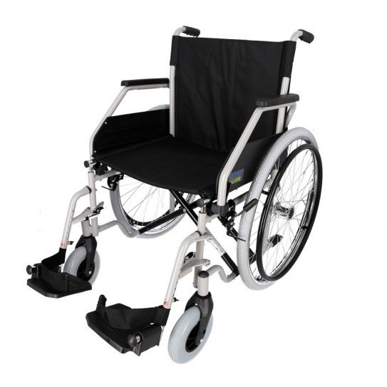Инвалидна количка 43B със стоманена рамка и рингово задвижване