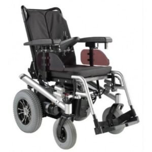 Акумулаторна инвалидна количка PCBL 1800 – изглед отпред с джойстик управление