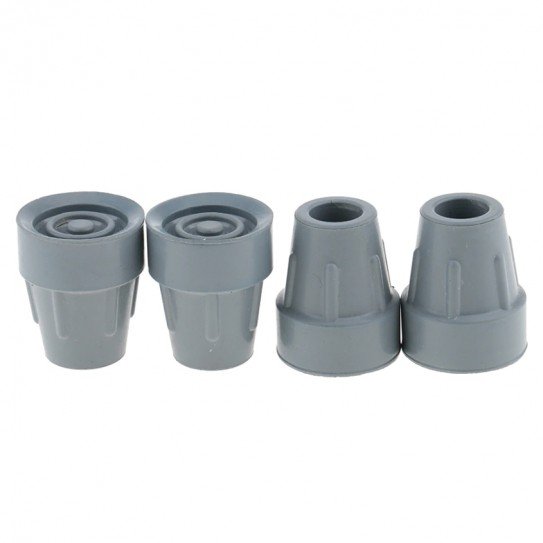 Тапа за бастун и патерица канадка F19 – здрава гума с диаметър 19 мм, осигуряваща стабилност и защита при движение.