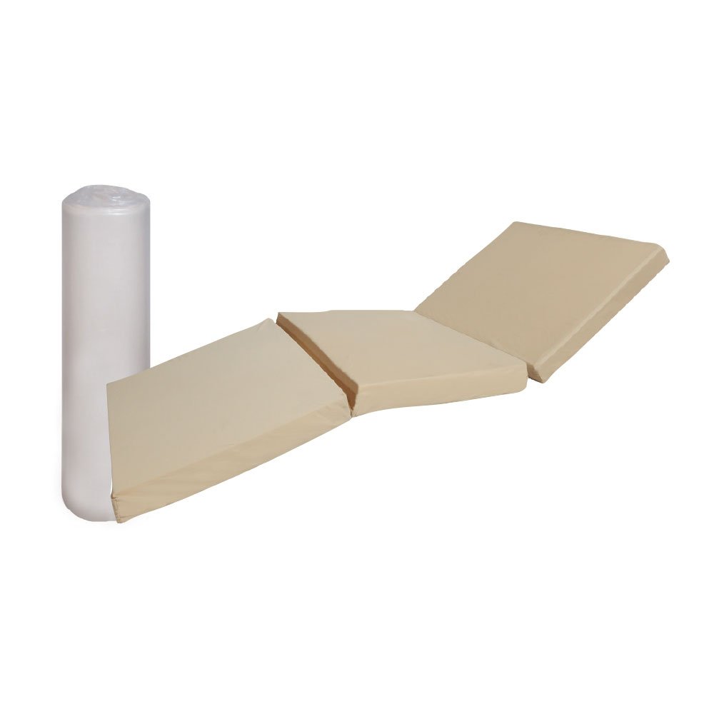 Многосекционен дюшек от пяна 25D с текстилен калъф и цип – подходящ за болнични и медицински легла